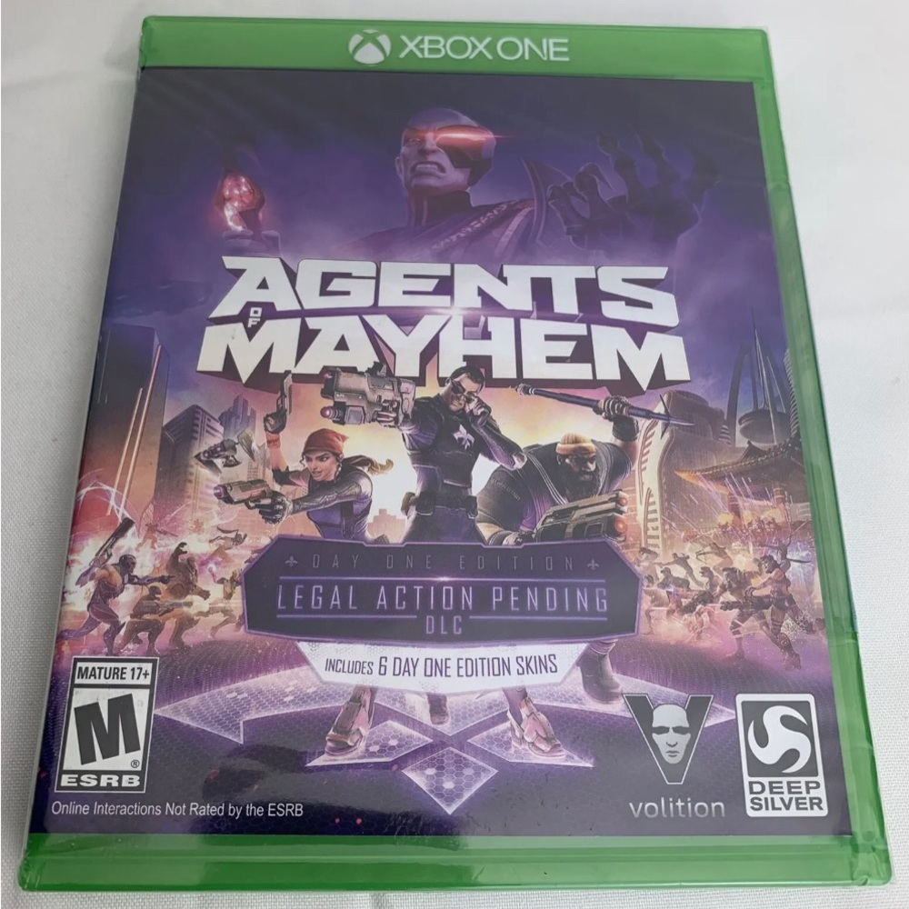 Agents of Mayhem Day 1 Edition for Microsoft Xbox One New Sealed